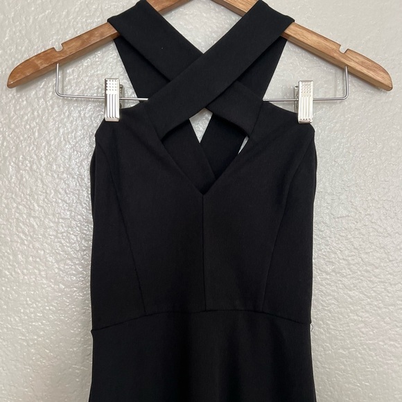 Keep You Enchanted Black Cutout Halter Mermaid Maxi Dress - Picture 4 of 9